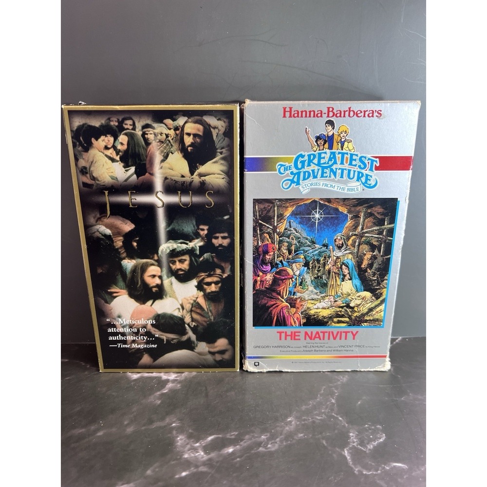 Jesus by Warner Brothers VHS And The Greatest Adventure The Nativity‎ VHS